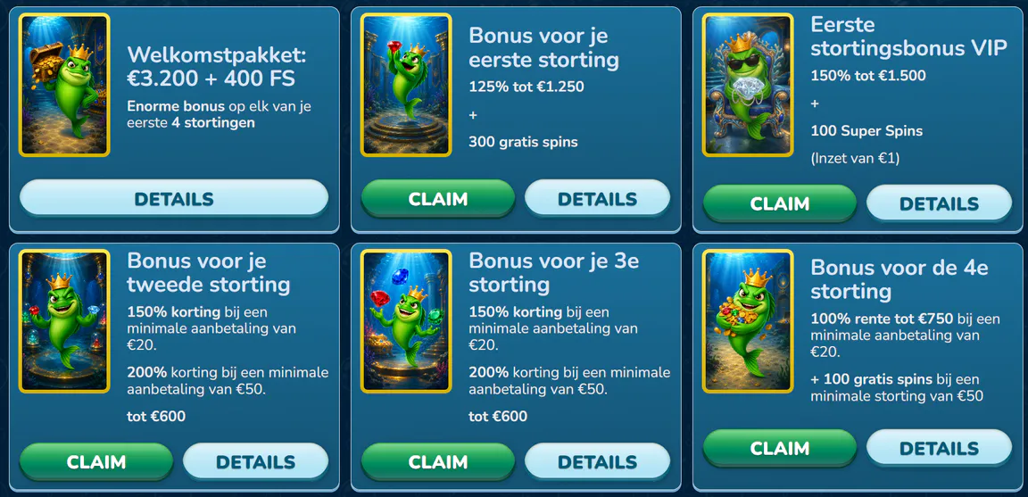 Bonussen en promoties