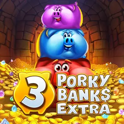 3 Porky Banks Hold and Win Extra game from IRON DOG